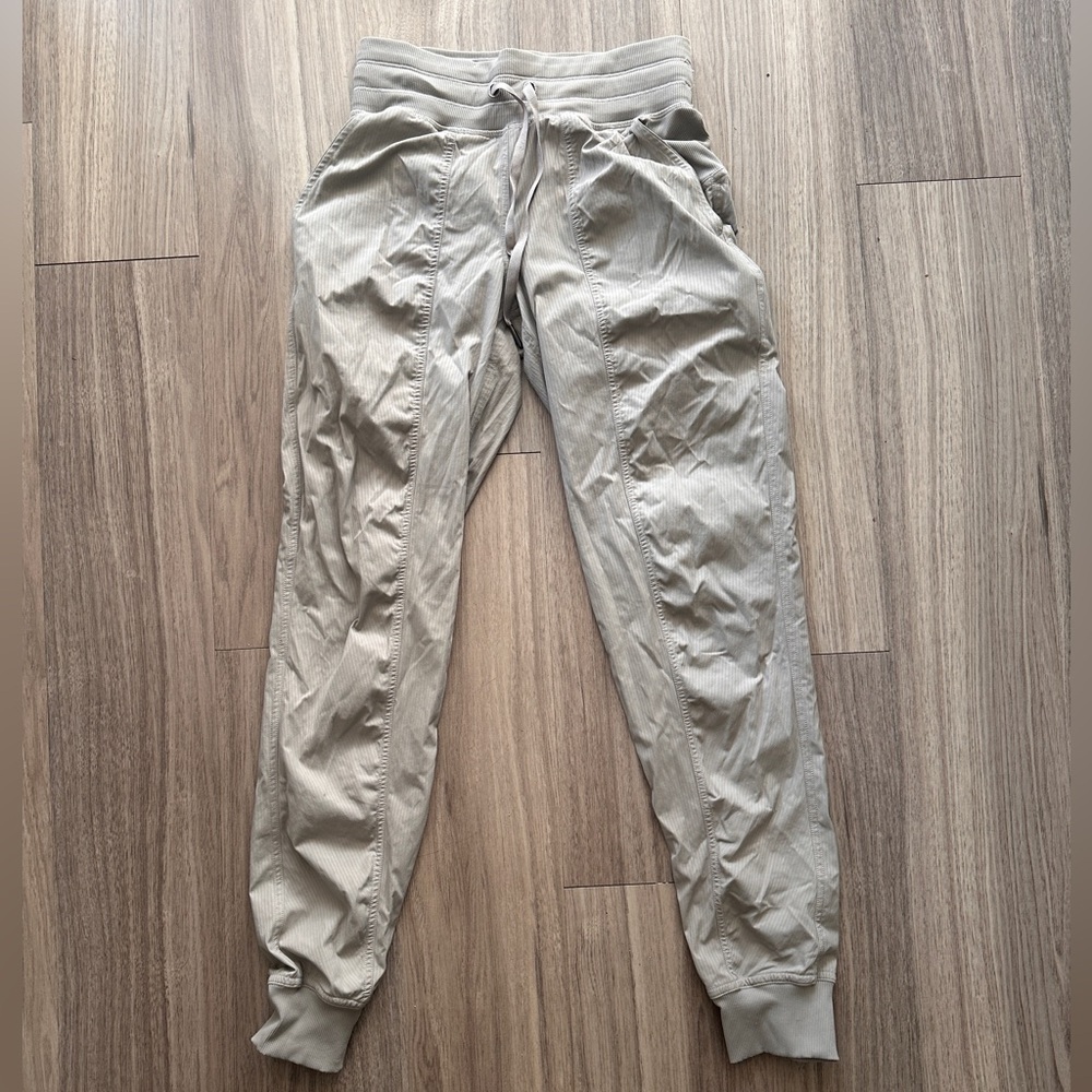 lululemon athletica Light Khaki Drawstring Joggers